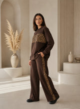 Cocoa Leopard Co-Ord-Set