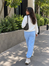 Brooklyn Baby Blue Colour Edge Co-ord Set