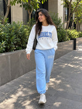Brooklyn Baby Blue Colour Edge Co-ord Set