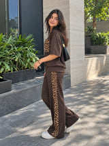 Cocoa Leopard Co-Ord-Set