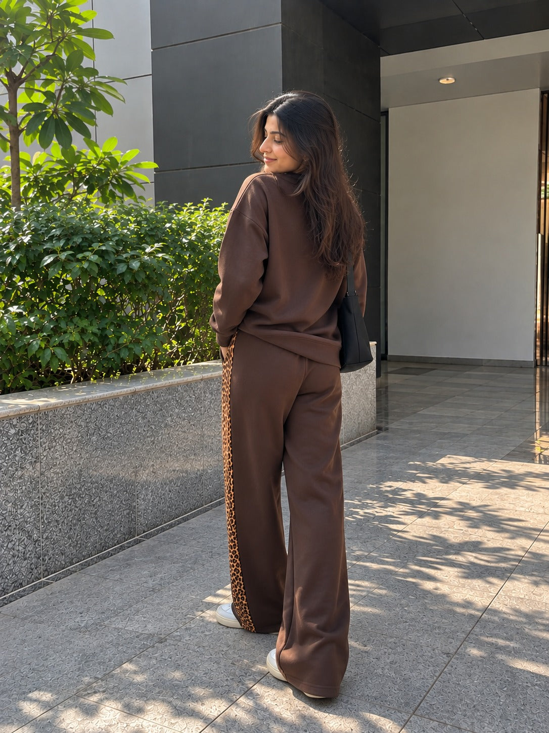 Cocoa Brown Leopard Co-Ord-Set