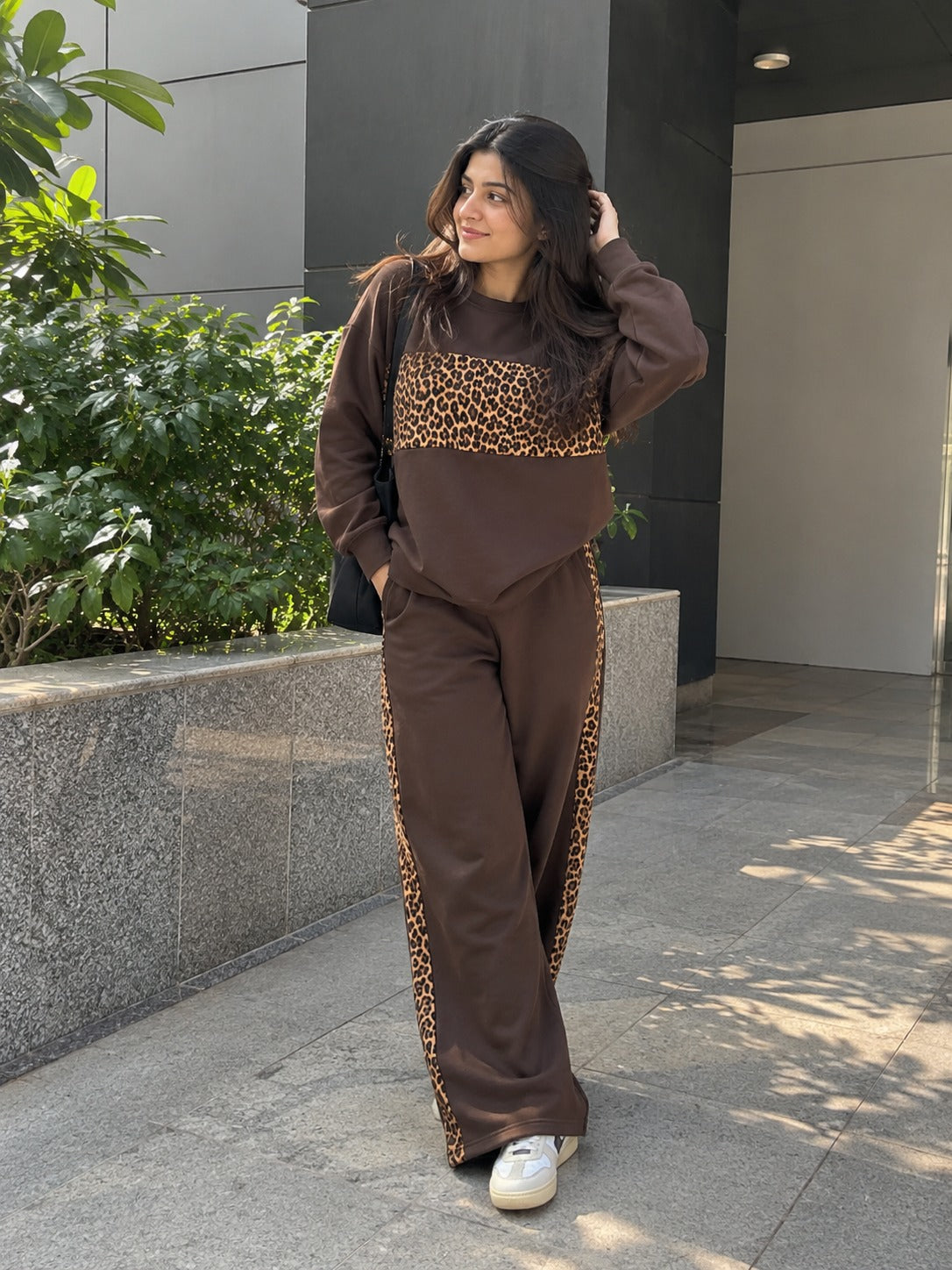 Cocoa Brown Leopard Co-Ord-Set