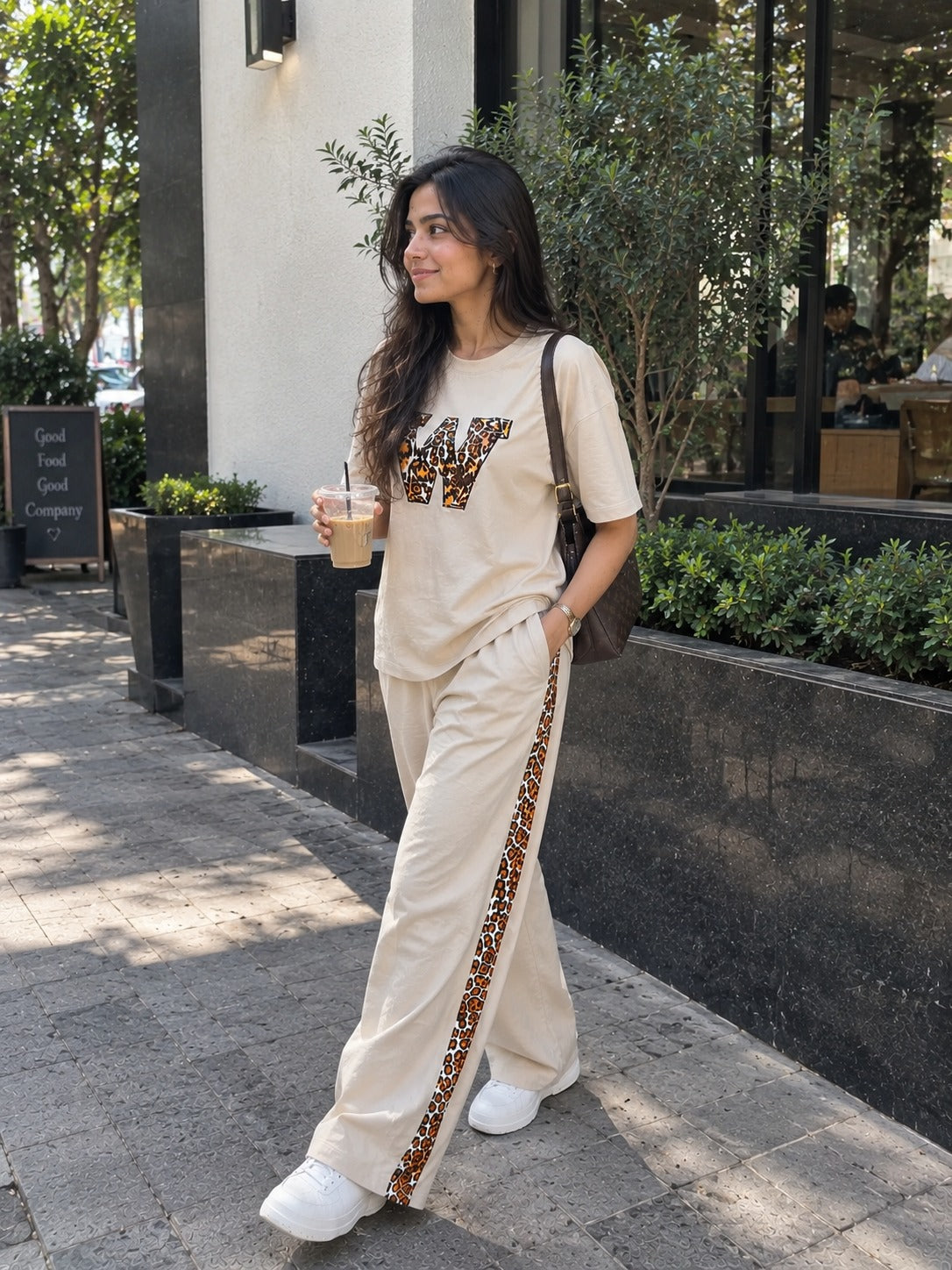 Beige Leopard Co-Ord-Set