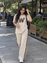 Beige Leopard Co-Ord-Set