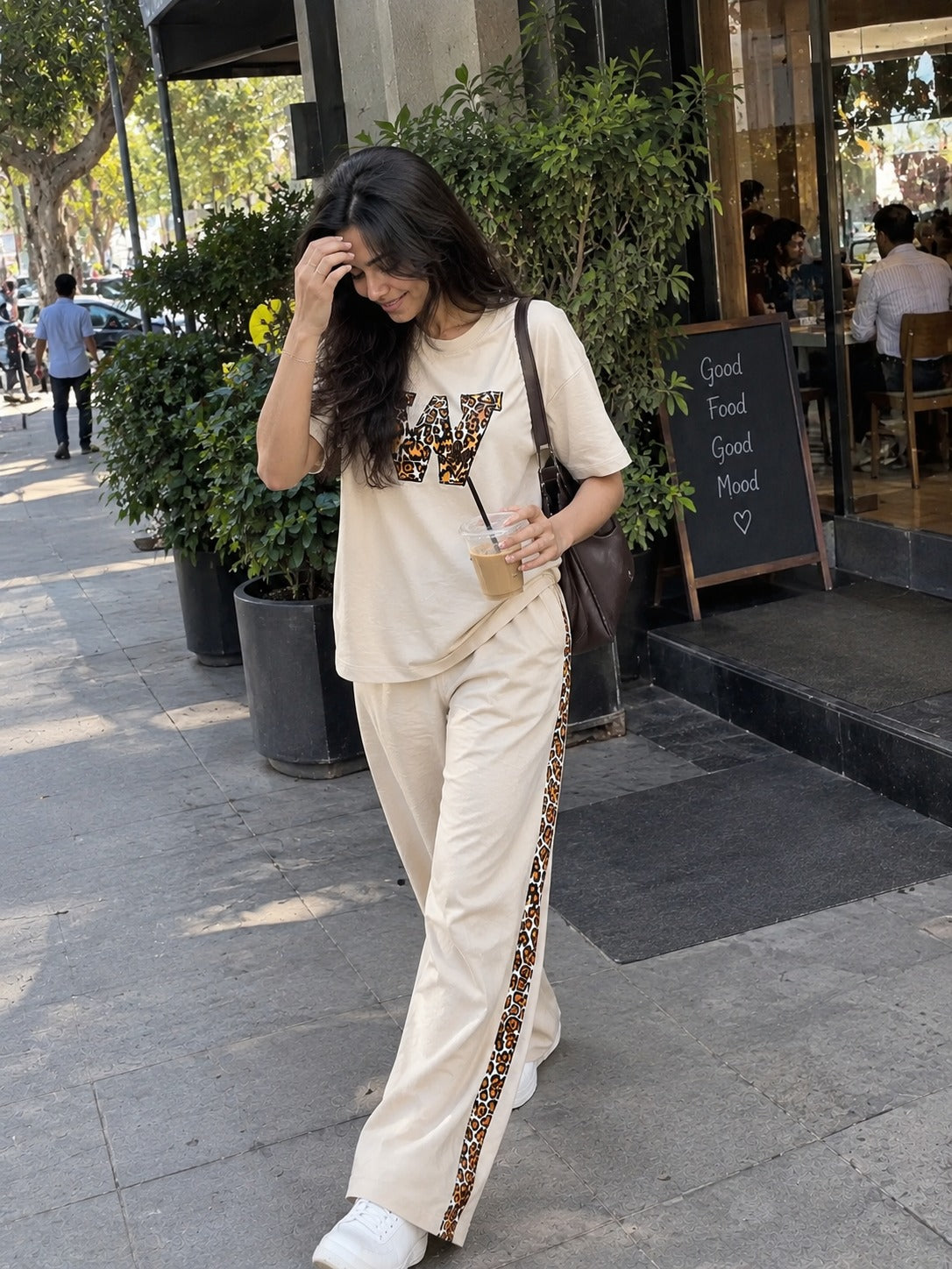 Beige Leopard Co-Ord-Set