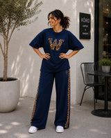 Midnight Leopard Edge Co-ord Set