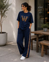 Midnight Leopard Edge Co-ord Set
