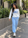 Brooklyn Baby Blue Colour Edge Co-ord Set