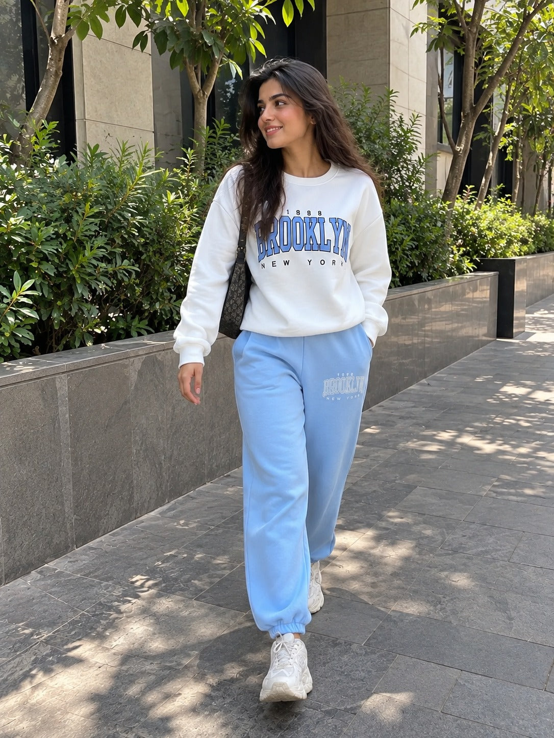 Brooklyn Baby Blue Colour Edge Co-ord Set