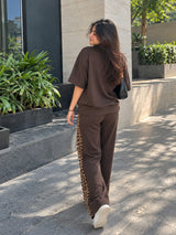 Cocoa Leopard Co-Ord-Set