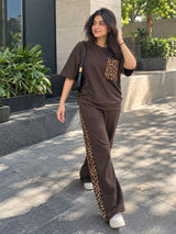 Cocoa Leopard Co-Ord-Set