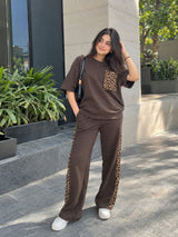 Cocoa Leopard Co-Ord-Set