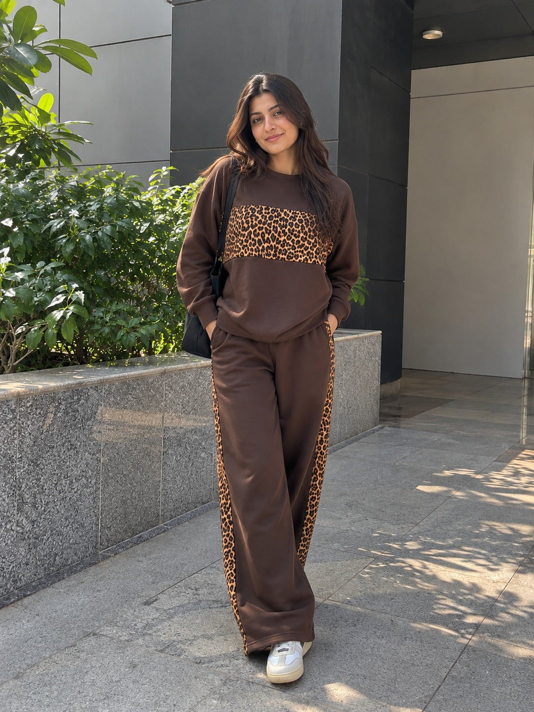 Cocoa Brown Leopard Co-Ord-Set