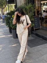Beige Leopard Co-Ord-Set